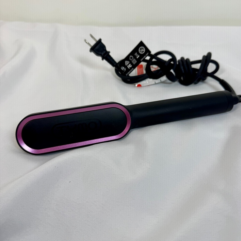 TYMO Pink and Black Ring Hair Straightener Brush